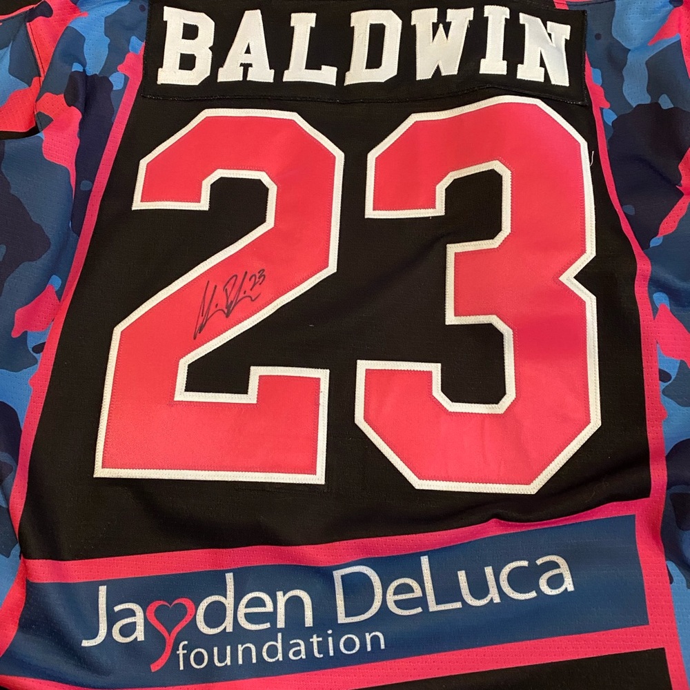 Idaho Steelheads Signed Corbin Baldwin Jersey!